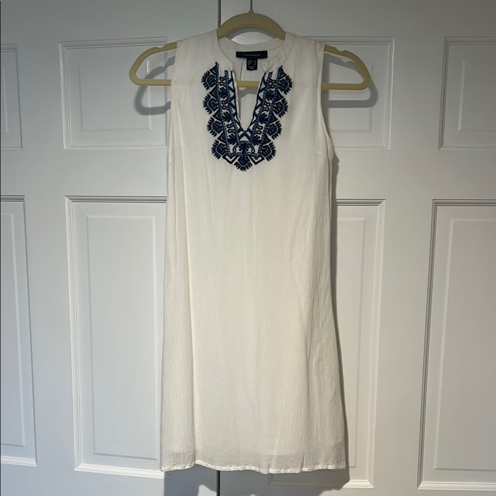 Atmosphere White Sheath Mini Dress for Wedding Guest